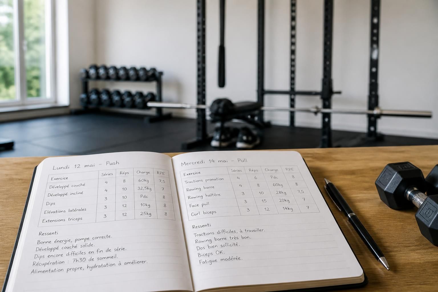 découvrez comment tenir un carnet d'entraînement musculation efficace : les éléments clés à noter pour suivre vos progrès et optimiser vos séances.