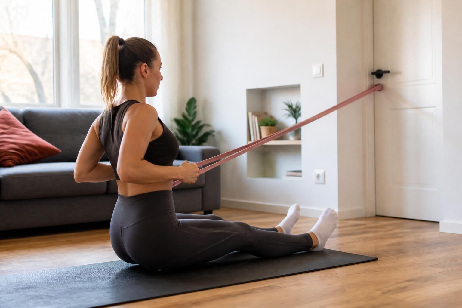 découvrez un programme d'exercices avec élastique complet à réaliser facilement chez vous pour tonifier votre corps et améliorer votre forme physique.